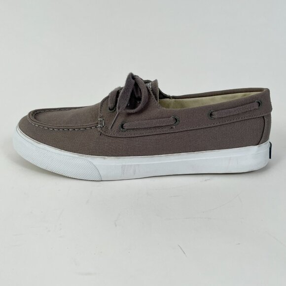 Sperry Bahama II Canvas Boat Shoe Sneaker, Medium Beige, Like New, Size 11 - Picture 3 of 10